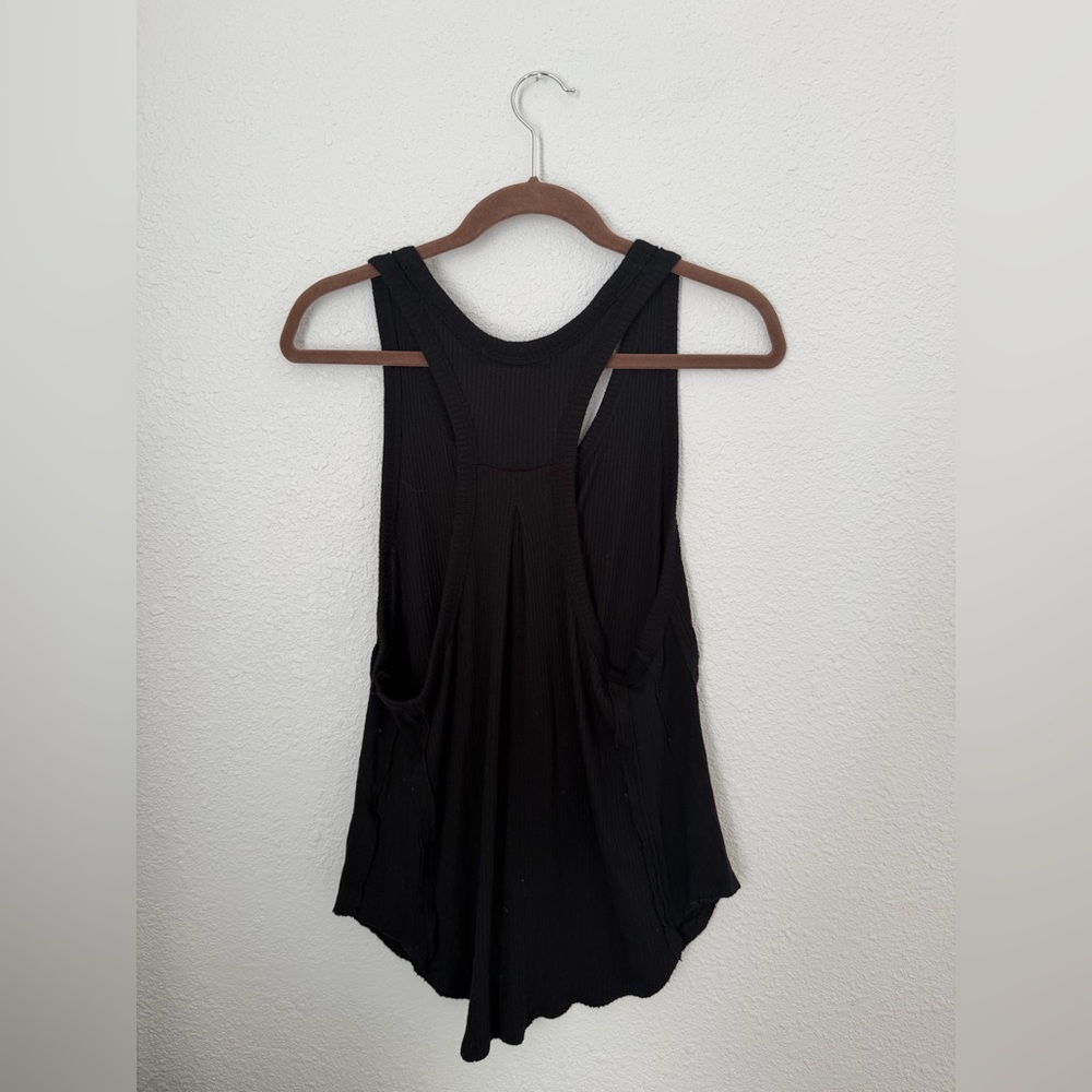 We the Free Ribbed Henley Racerback Tank - Picture 4 of 7